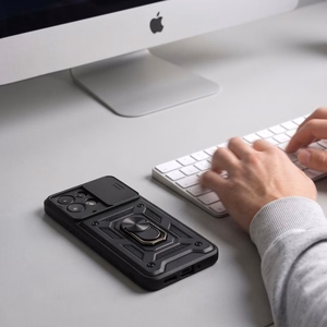 Tech-Protect CamShield Pro dėklas Xiaomi Redmi 17 4G / 5G, juodas