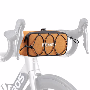 Rockbros TL001 ROAD TO SKY 1.9L Handlebar Bike Bag Waterproof - Orange