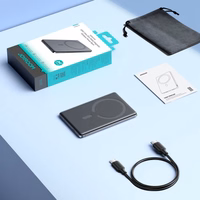 Power Bank Joyroom "JR-PBM08" Pilkas 5000mAh (belaidis įkrovimas 15W / PD 20W)