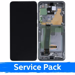 Ekranas skirtas Samsung G988 S20 Ultra su rėmeliu / Cosmic Grey / (Service Pack)