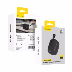 Blavec Nešiojama Bluetooth Garso kolonėlė TWS WS-06 Go Play - 6W (WS06-B) juoda