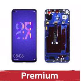 Ekranas skirtas Huawei Nova 5T / Honor 20 su rėmeliu / Sapphire Blue / OEM