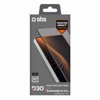 SBS Tempered Glass D3O su rėmeliu skirtas Samsung Galaxy S25 Ultra