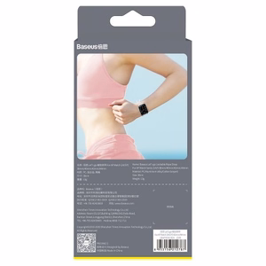Dirželis Baseus Lets go skirtas Apple Watch Series 42 / 44mm baltas/rožinis