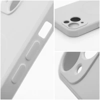 SILICONE MAG COVER case compatible with MagSafe for SAMSUNG A57 grey titatnium