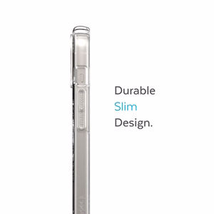 Speck Presidio Perfect-Clear + MagSafe case for iPhone 15 Plus / 14 Plus, clear