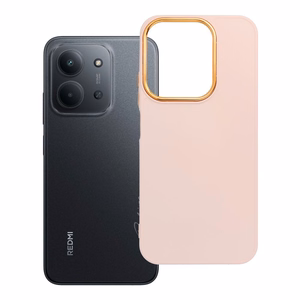 Чехол для Xiaomi Redmi 15C (173,16 x 81,07 x 8,2) Frame пудрово-розовый