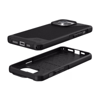 UAG Metropolis LT Magnetinis dėklas telefonui iPhone 15 Pro Max - juodas kevlaras