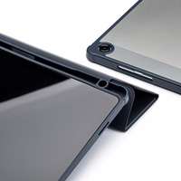 Dėklas Reach Origami Samsung X110/X115 Tab A9 8.7/X130/X135 Tab A11 8.7 tamsiai mėlynas