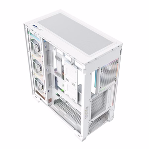MODECOM kompiuterio korpusas VOLCANO STELLAR PLUS ARGB MIDI 5F Balta