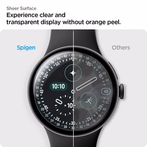 Spigen Elite Shield EZ Fit 2 vnt. hidrogelinių plėvelių rinkinys, skirtas Google Pixel Watch 41 mm