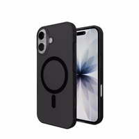 Puro Daylight Magnetinis suderinamas silikoninis dėklas telefonui iPhone 17 - permatomas juodas