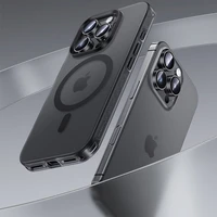 Benks magnetinis Lucid Armor dėklas (B065) Iphone 16 Pro telefonui juodas (su kameros valdymo mygtuku)