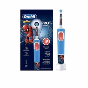 Oral-B Vitality Pro Kids Spider-Man – rechargeable children's electric toothbrush, 1 brush head, 2 cleaning modes, blue