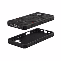 UAG Urban Armor Gear dėklas MONARCH PRO suderinamas su MagSafe iPhone 17 kevlaras juodas