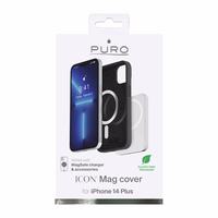 PURO ICON MAG - dėklas iPhone 14 Max MagSafe (juodas)