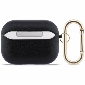 Guess Grained Classic Logo dėklas for AirPods Pro 3 - juodas