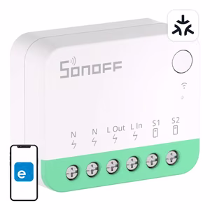 SONOFF MINIR4M 1 kanalo WiFi išmanusis jungiklis (suderinamas su Matter)