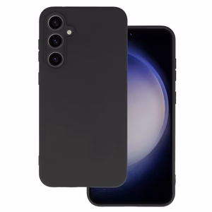 Matinis galinės dalies dėklas Samsung Galaxy S23 FE juodas