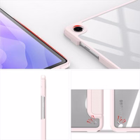 Dėklas Dux Ducis Toby Samsung X210/X215/X216 Tab A9 Plus 11.0/X230/X235/X236 Tab A11 Plus 11.0 rožinis