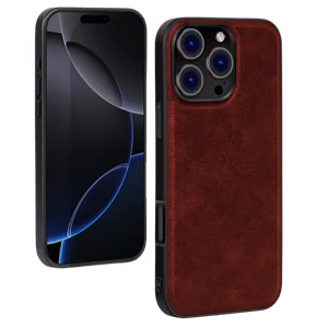 Dėklas X-Level "Earl III Collection" Apple iPhone 16 Pro Max raudonas