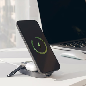 SBS 3-in-1 sulankstoma belaide ikrovimo stotele QI2 MFI - Made for iPhone - Juoda