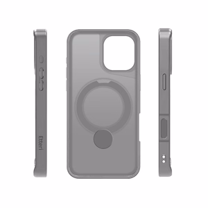 Etteri Matt Mag Ring dėklas iPhone 16 6,1" pilkas