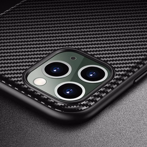 Crong Prestige Carbon dėklas, skirtas iPhone 11 Pro Max, juodas