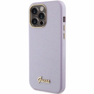 Чехол Guess для iPhone 15 Pro Max 6,7" GUHCP15XPGMCSL сиреневый твердый чехол глиттер глянцевый сценарий