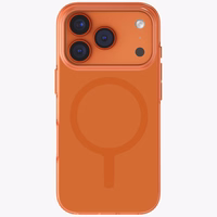 "Uniq Clario Magclick" įkrovimo dėklas "iPhone 17 Pro" - oranžinis