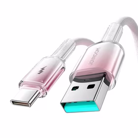 Joyroom S-A42 3A USB-A - USB-C kabelis 1.2m baltas