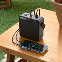 Išorinė baterija Power Bank Hoco J161 22.5W+PD20W 80000mAh juoda