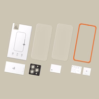 Tech-Protect Easy Set+ 3-jų rinkinys grūdintas stiklas iPhone 16 Pro / 17 Pro - skaidrus