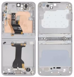 Middle housing Samsung F741 Z Flip6 5G Silver Shadow originalus (used Grade B)