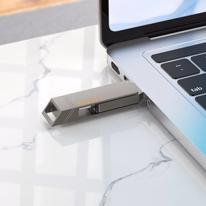 HOCO USB atmintukas USB A + USB C UD15 64GB USB3.2