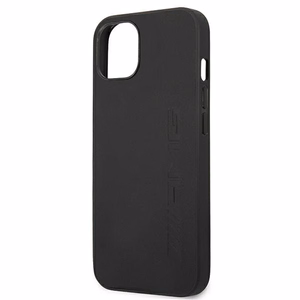 Mercedes AMG odinis karšto spaudimo dėklas iPhone 13 / 14 / 15, juodas