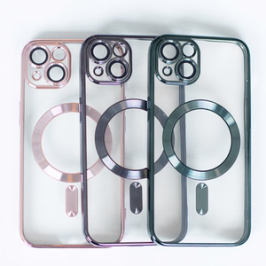 Color Chrome Magnetinis dėklas telefonui iPhone 12 6,1" juodas