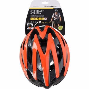 Dunlop reguliuojamas MTB dviračio šalmas, M dydis, 55–58 cm, raudonas / juodas