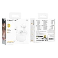 "Borofone TWS" "Bluetooth" ausinės FQ9 Peaceful white