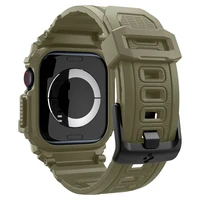 Spigen Rugged Armor „Pro“ dirželis Apple Watch 10 (46MM) - žalias