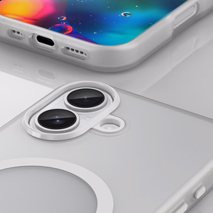 Dėklas Magnetic Abrasive (MagSafe) skirtas iPhone 17 Matte White