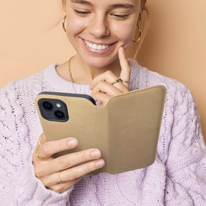 Telefono dėklas Dual Pocket, skirtas Samsung A155 A15 4G / A156 A15 5G, auksinis