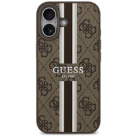 "Guess 4G Printed Stripes MagSafe" dėklas iPhone 17 - rudas