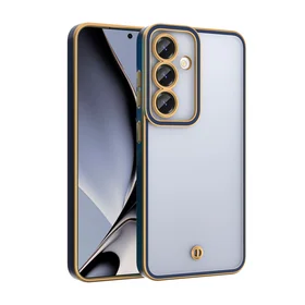 Silky Gold dėklas telefonui Oppo Reno 13F 5G (Global) / 13FS 5G mėlynas