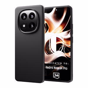 Чехол 3mk Matt для Xiaomi Redmi Note 14 Pro 5G/Poco X7 - чёрный