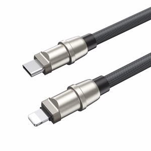 BWOO dirželis kabelis USB-C - Lightning 0.3m 27W su dirželiu