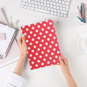 Wonder Canvas planšetinio kompiuterio dėklas 13 colių - raudonas su taškeliais