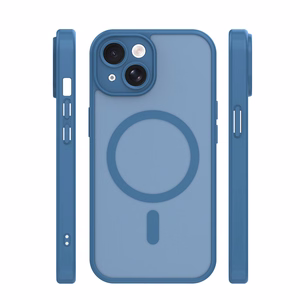 Mag Matt dėklas iPhone 14 6,1" tamsiai mėlynas