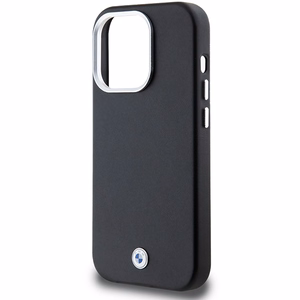 BMW parašas apvyniotas metalinis magnetinis dėklas telefonui iPhone 14 Pro Max - juodas