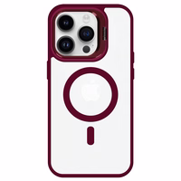 Tel Protect Magnetinis dėklas telefonui su stovu Iphone 14 Pro bordo